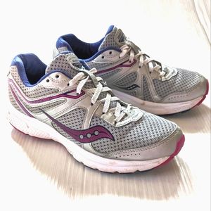 SAUCONY Cohesion Women's Running Shoes Silver Purple 10420-10 Size 9.5